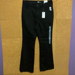 Old Navy High Waisted Black Flare Jeans